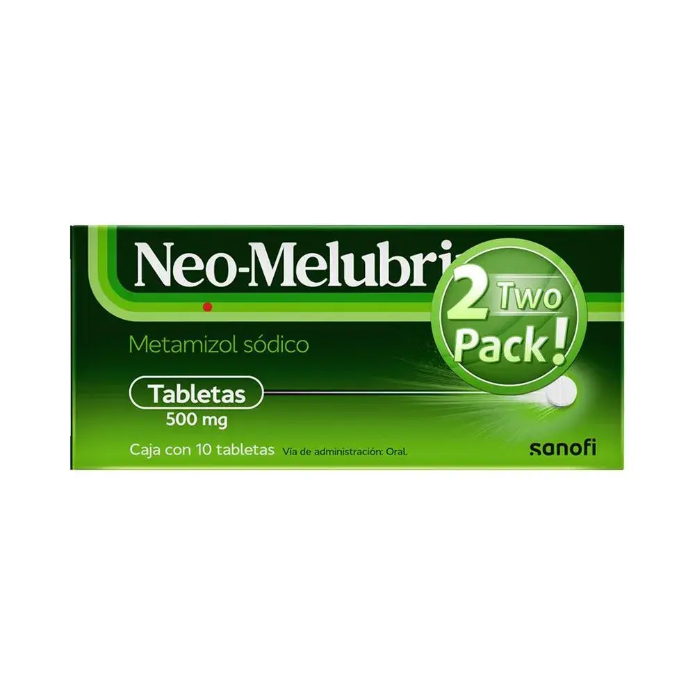 NEO-MELUBRINA 500MG TABLETAS CON 20 (2 PACK)