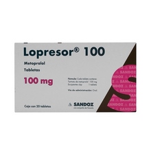 LOPRESOR 100MG TABLETAS C/20