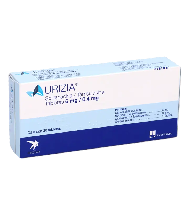 URIZIA 6/0.4MG TABLETAS CON 30
