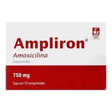 AMPLIRON 750MG TABLETAS C/12
