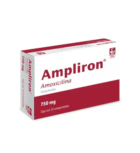 AMPLIRON 750MG TABLETAS CON 12