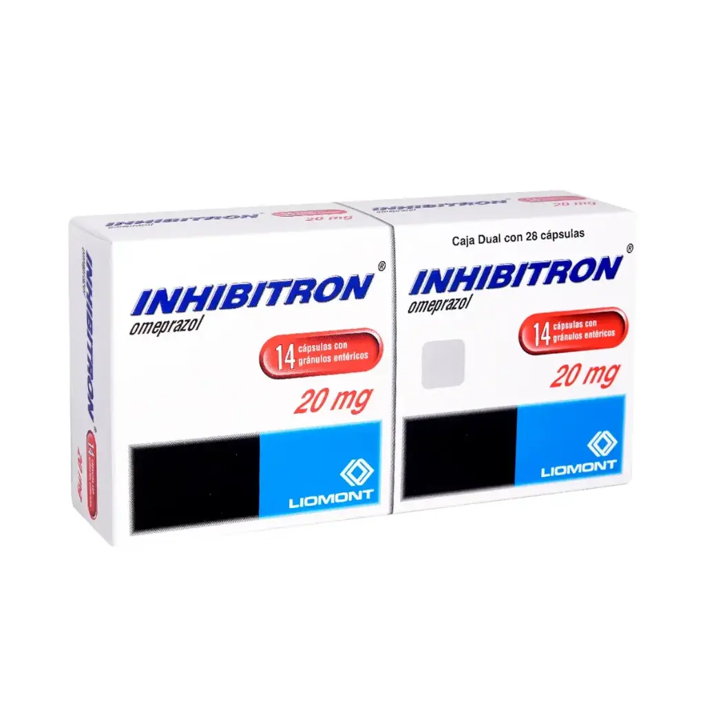 INHIBITRON 20MG CAPSULAS CON 14 (DUAL)