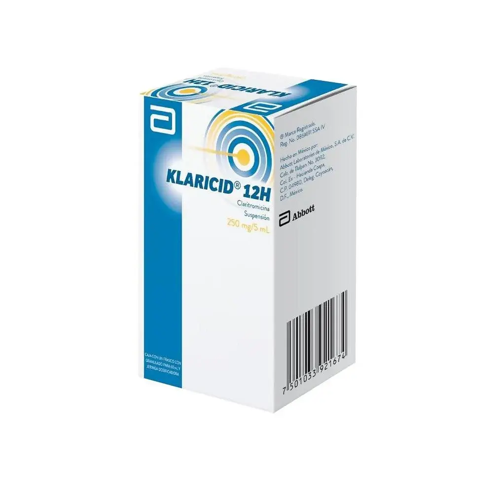 KLARICID PEDIATRICO 250MG SUSPENSION 60ML