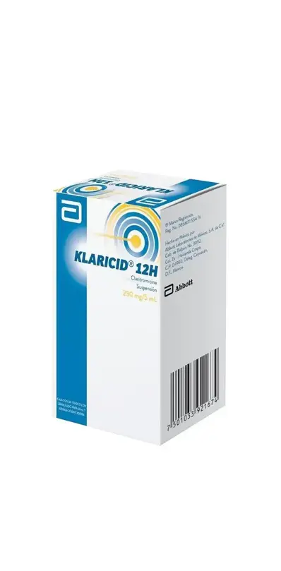 KLARICID PEDIATRICO 250MG SUSPENSION 60ML