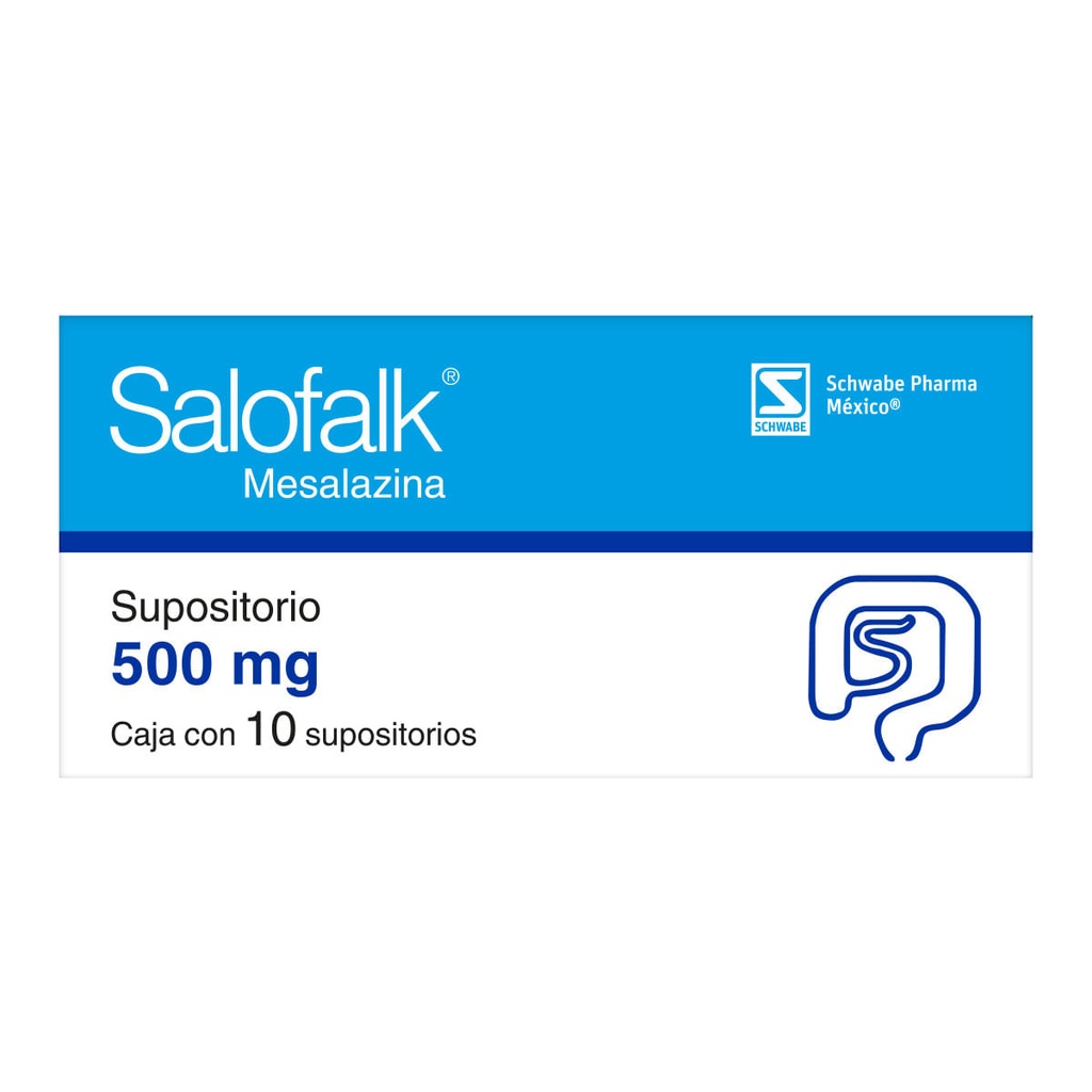 SALOFALK 500MG SUPOS CON 10