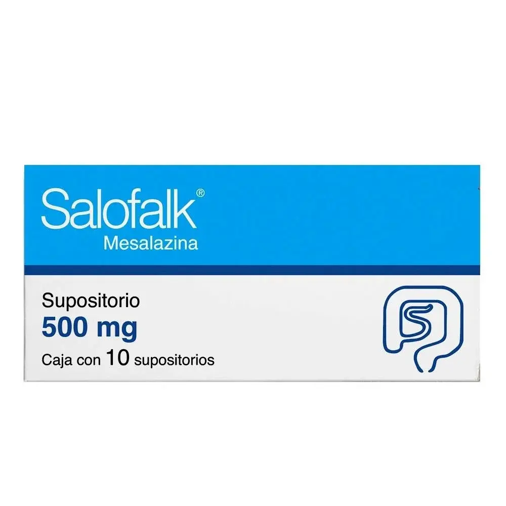 SALOFALK 500MG SUPOS CON 10
