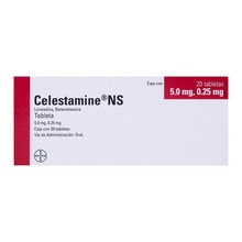CELESTAMINE NS 5/0.25MG TABLETAS C/20