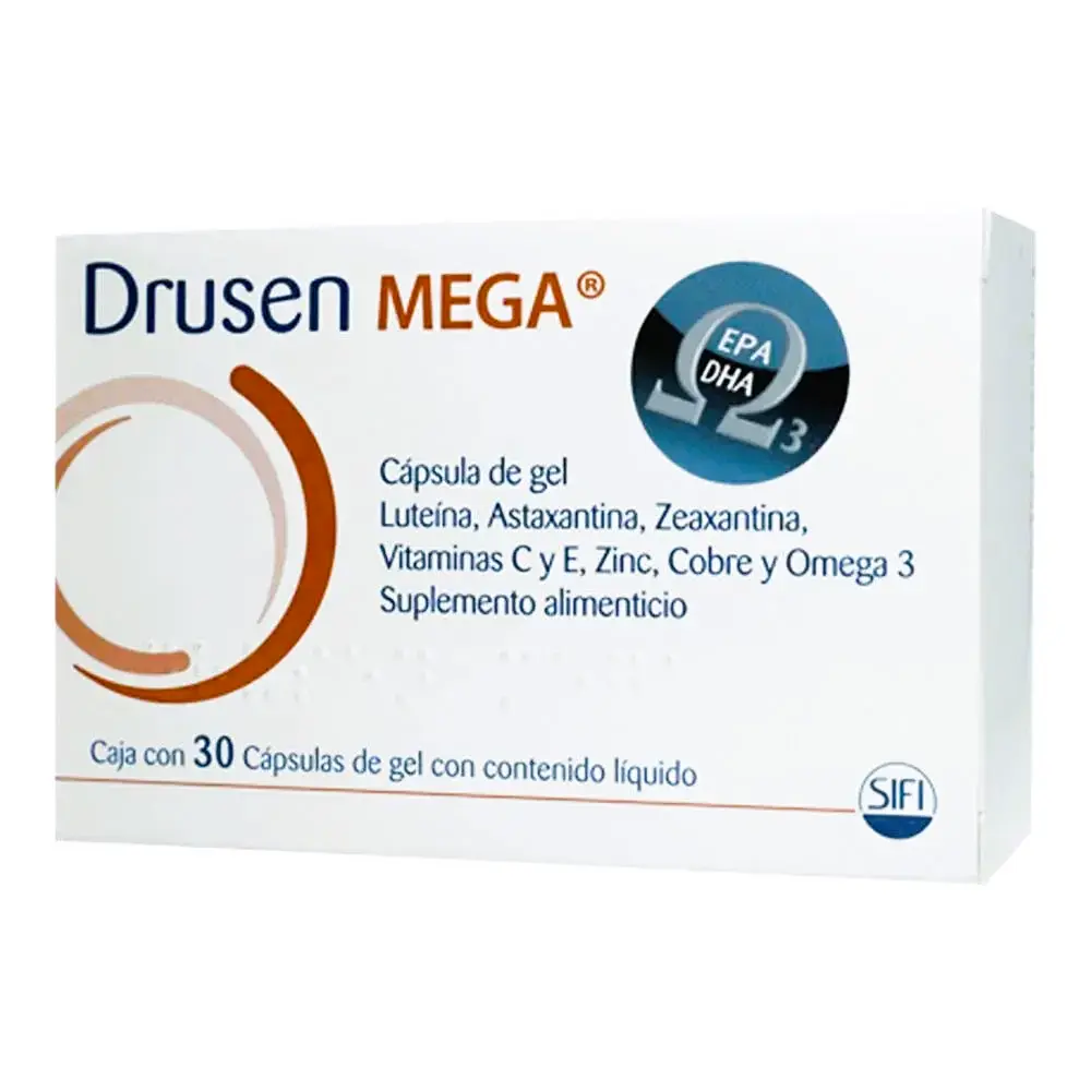 DRUSEN MEGA SUPL ALIMENTICIO CAPSULAS CON 30