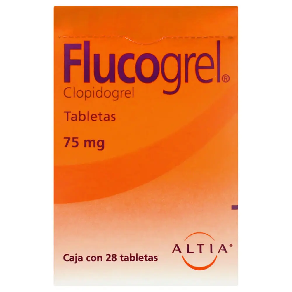 FLUCOGREL 75MG TABLETAS CON 28