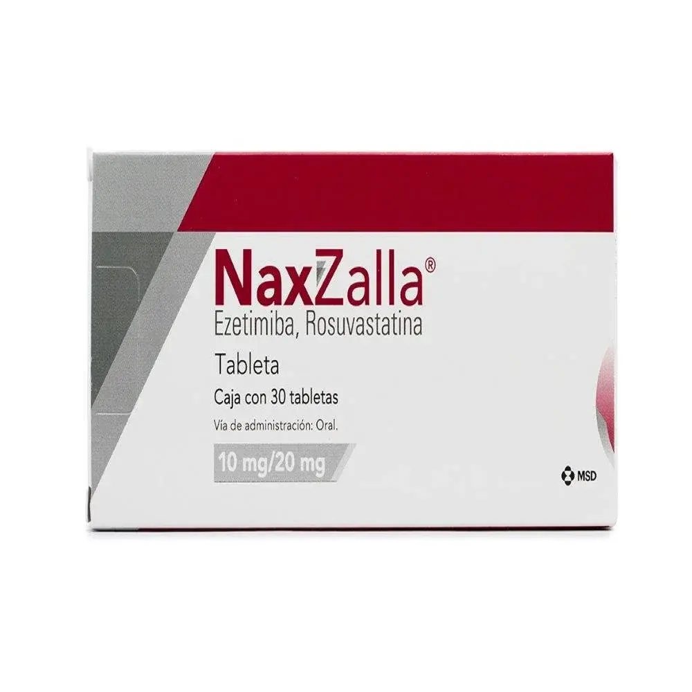 NAXZALLA 10/20MG TABLETAS CON 30