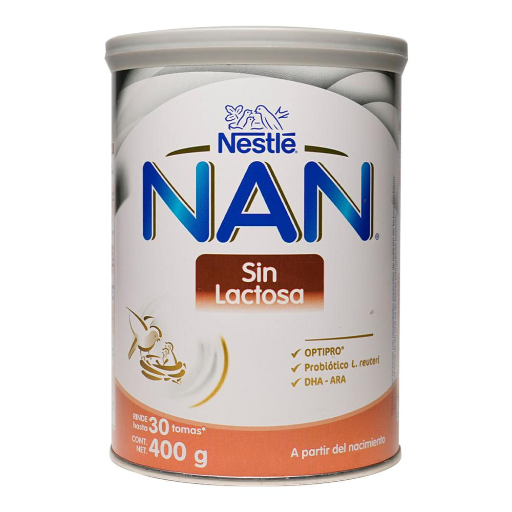LECHE NAN SIN LACTOSA 400G