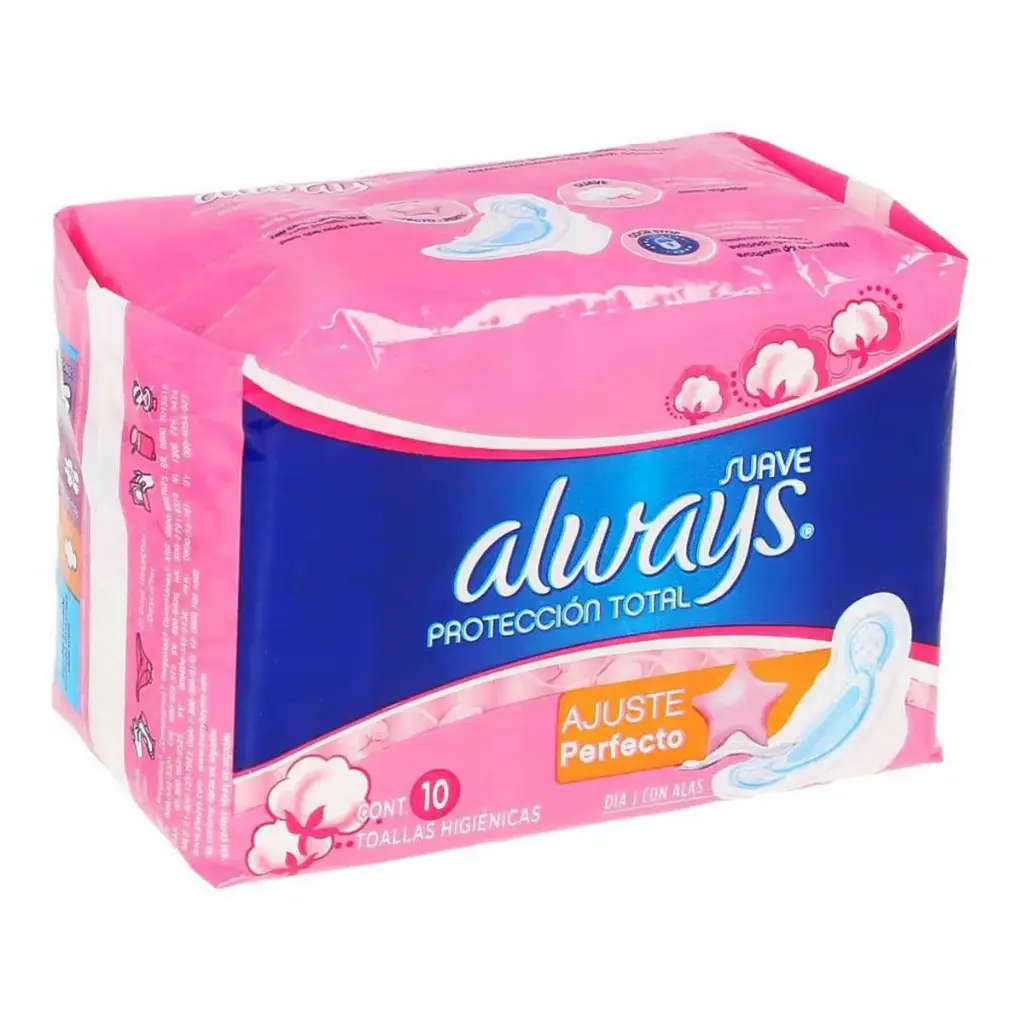 ALWAYS TOALLAS DIA CON ALAS CON 10