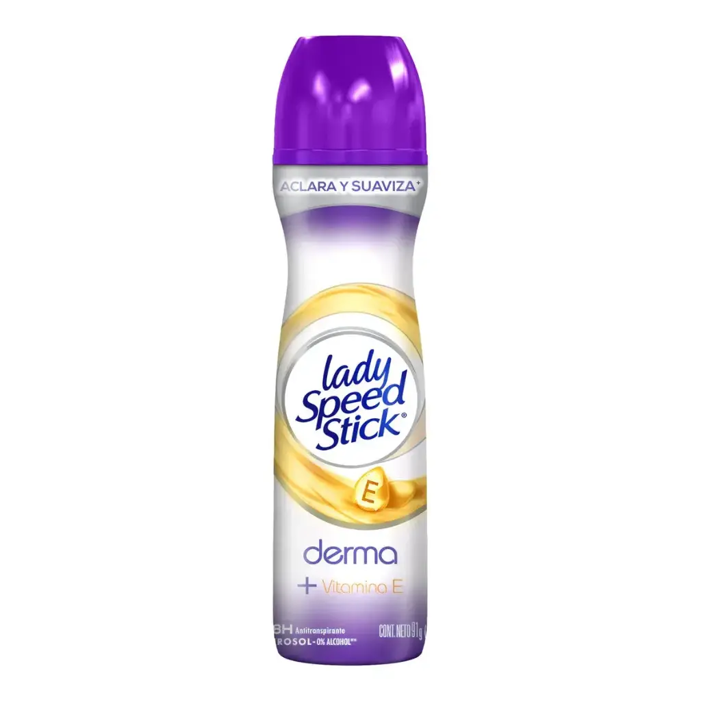 DESODORANTE LADY SPEED STICK AEROSOL DERMA+VIT-E 150ML