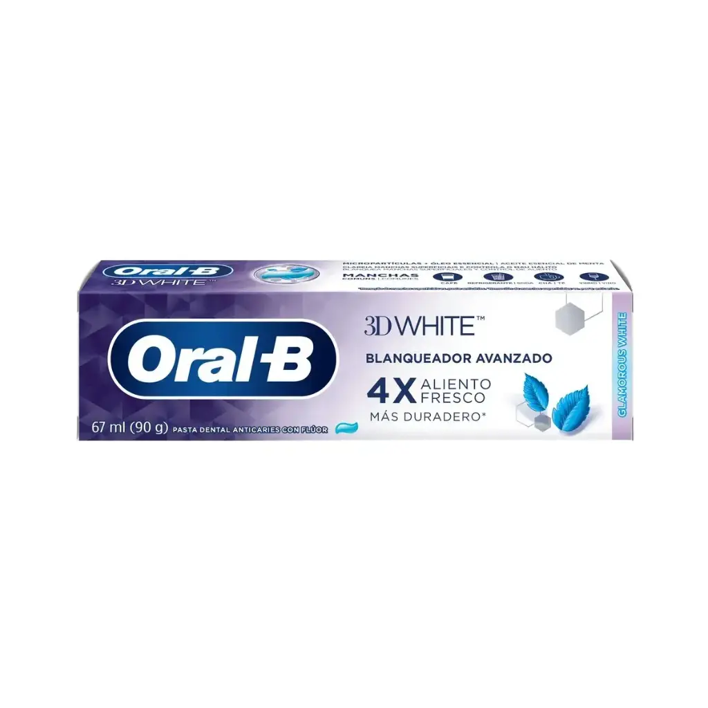 PASTA DENTAL ORAL-B 3DW GLAMORUS WH 67ML