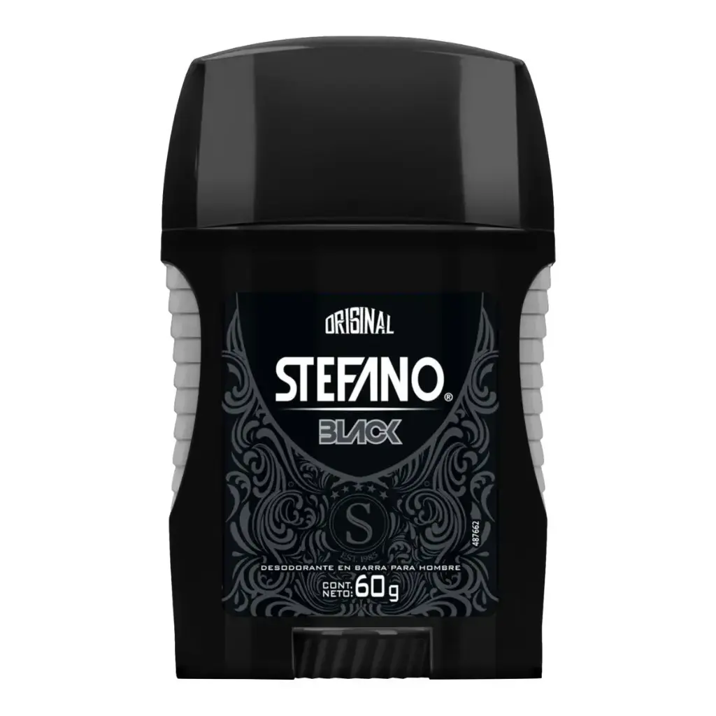 DESODORANTE STEFANO STICK BLACK 60G