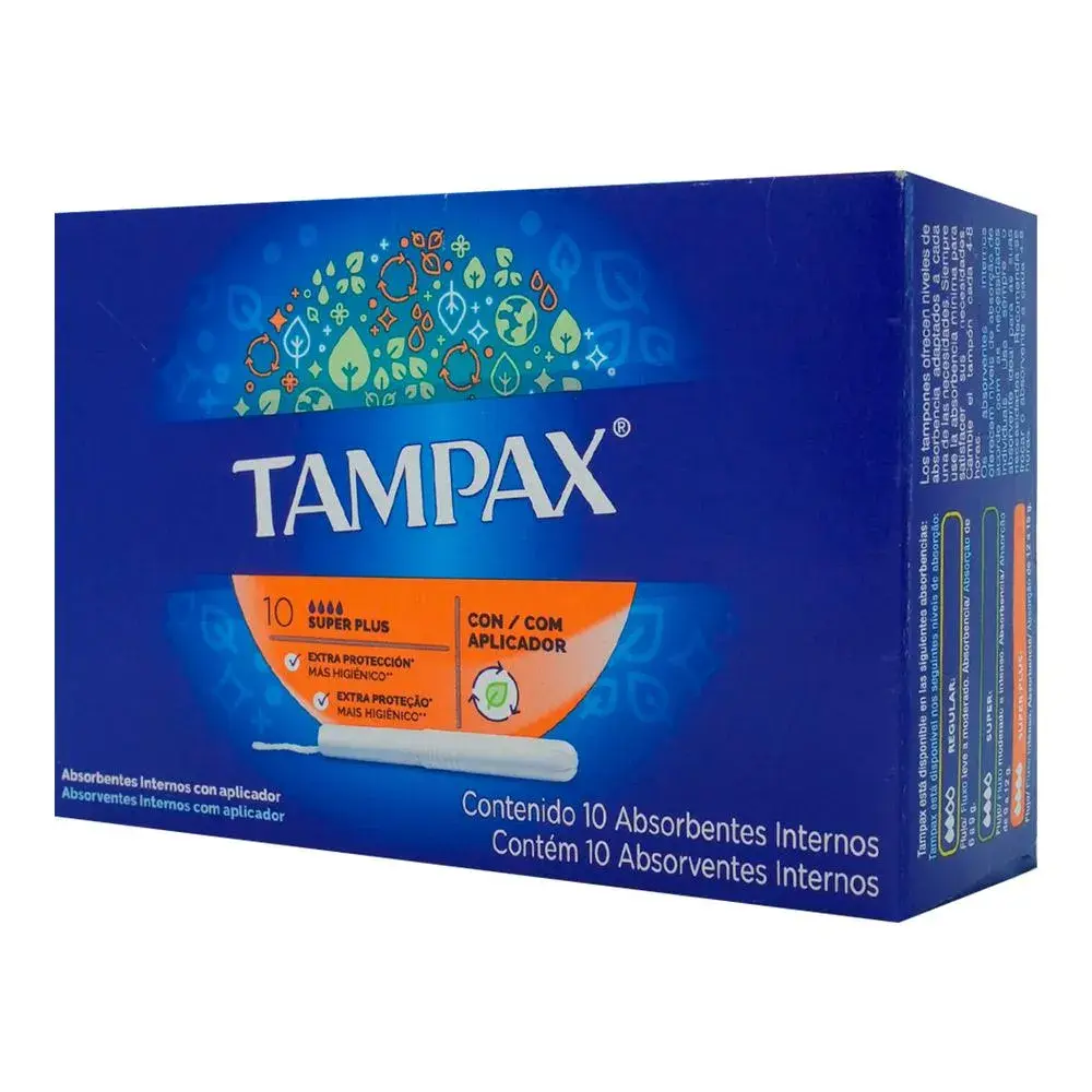 TAMPONES TAMPAX SUPER PLUS CON 10