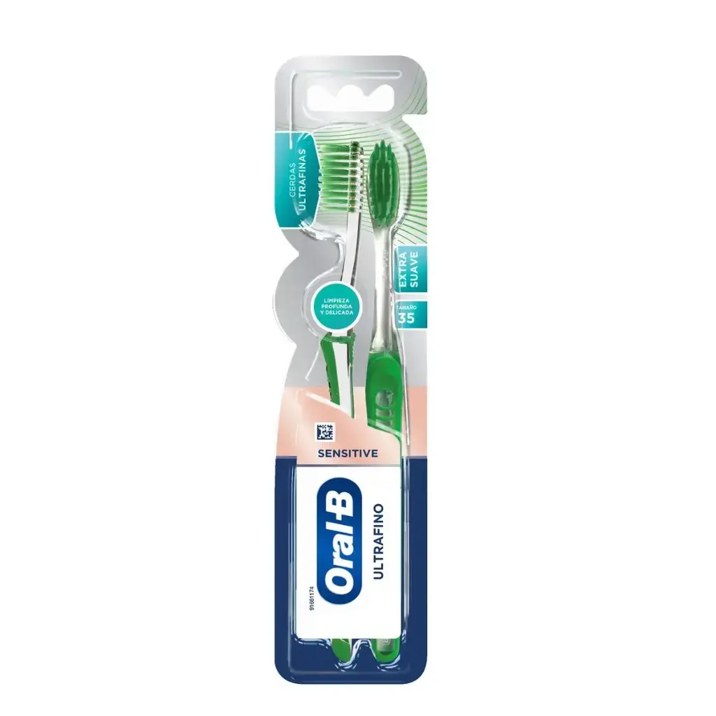 CEPILLO ORAL-B ULTRAFINO EXTRA SUAVE 2X1