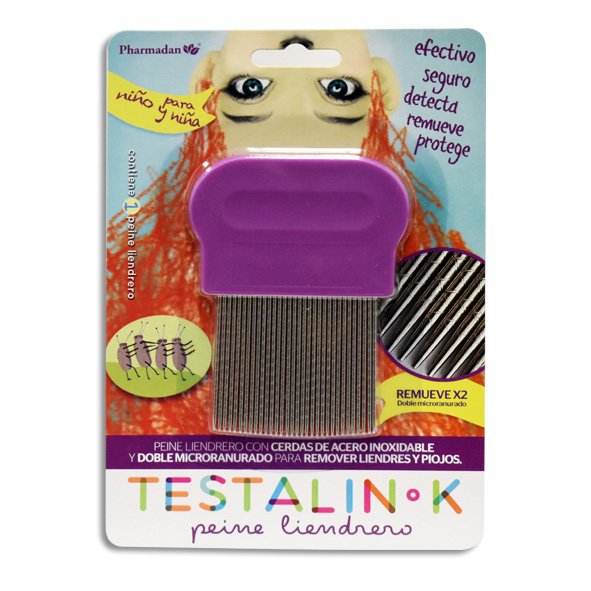 PEINE SACA PIOJOS TESTALIN-K CON 1