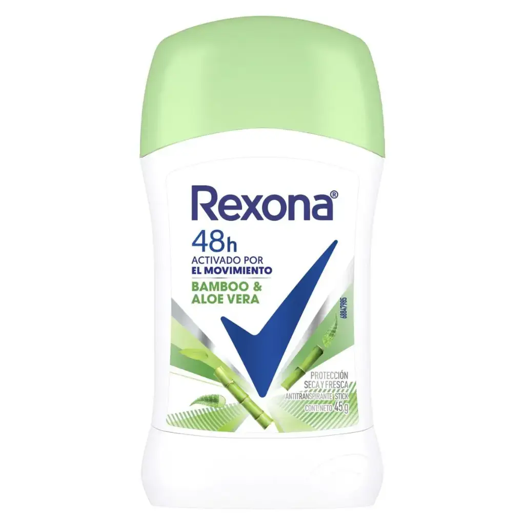 DESODORANTE REXONA STICK BAMBOO 45G
