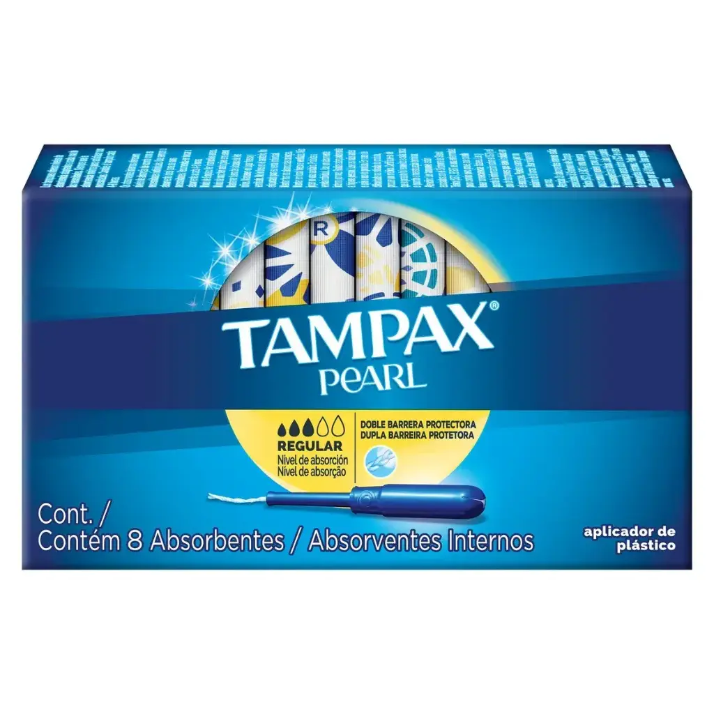 TAMPONES TAMPAX PEARL REG CON 8