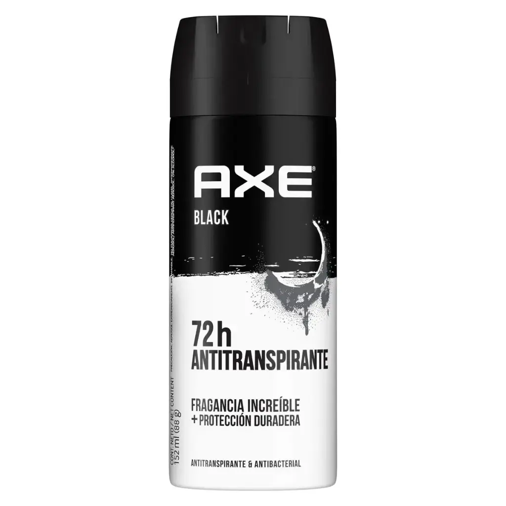 DESODORANTE AXE AEROSOL BLACK SECO 152ML
