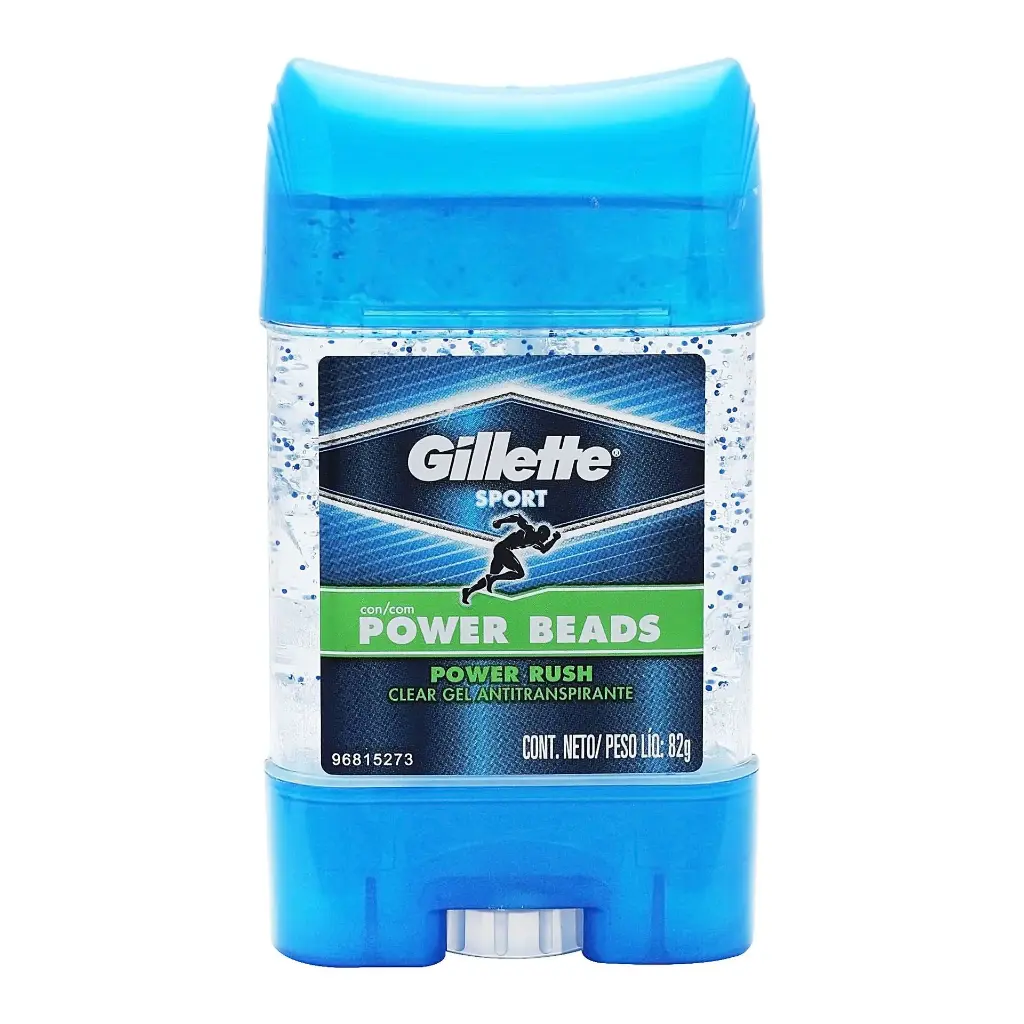 DESODORANTE GILLETTE GEL BEADS POWER RUSH 82G