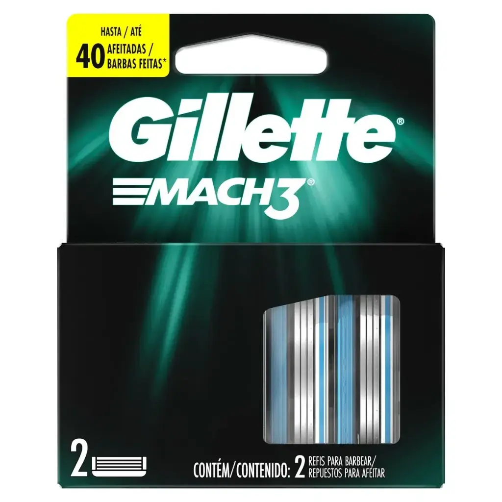 GILLETTE MACH3 CARTUCHO CON 2