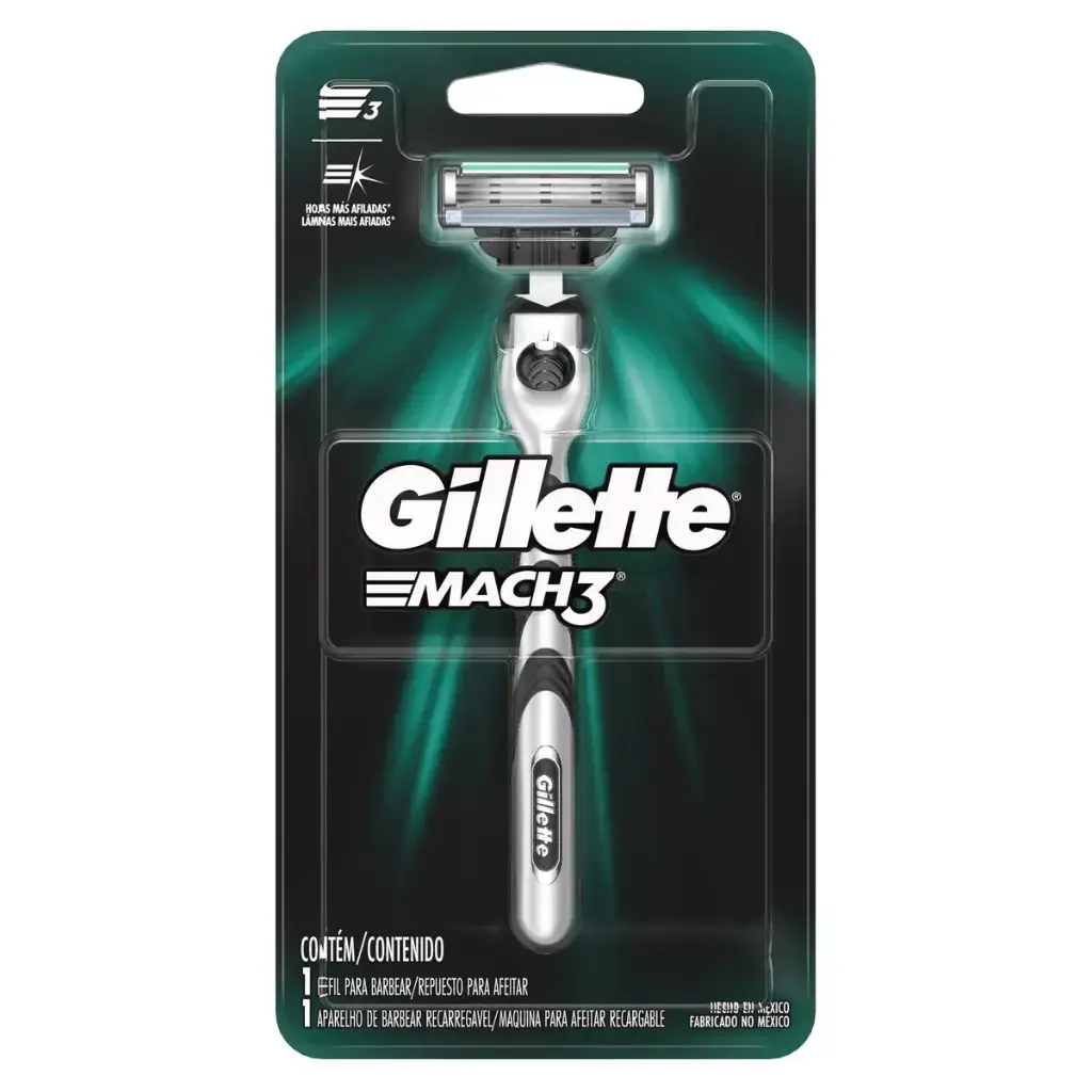 MAQ GILLETTE MACH3 RASTRILLO CON 1