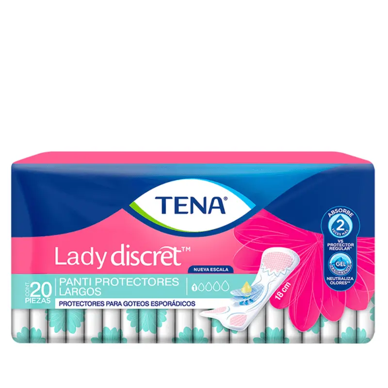 PANTY PROTECTOR TENA LADY CON 20