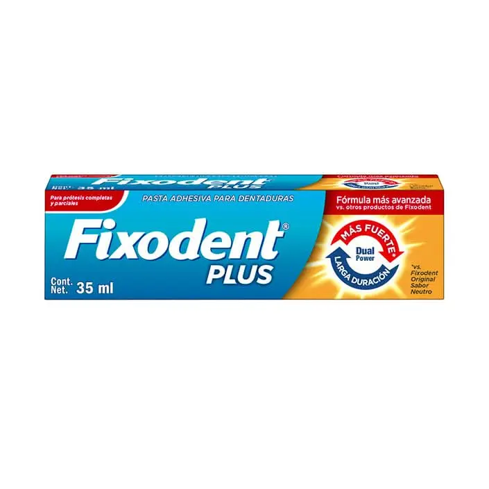 ADHESIVO DENTAL FIXODENT PLUS 35 ML