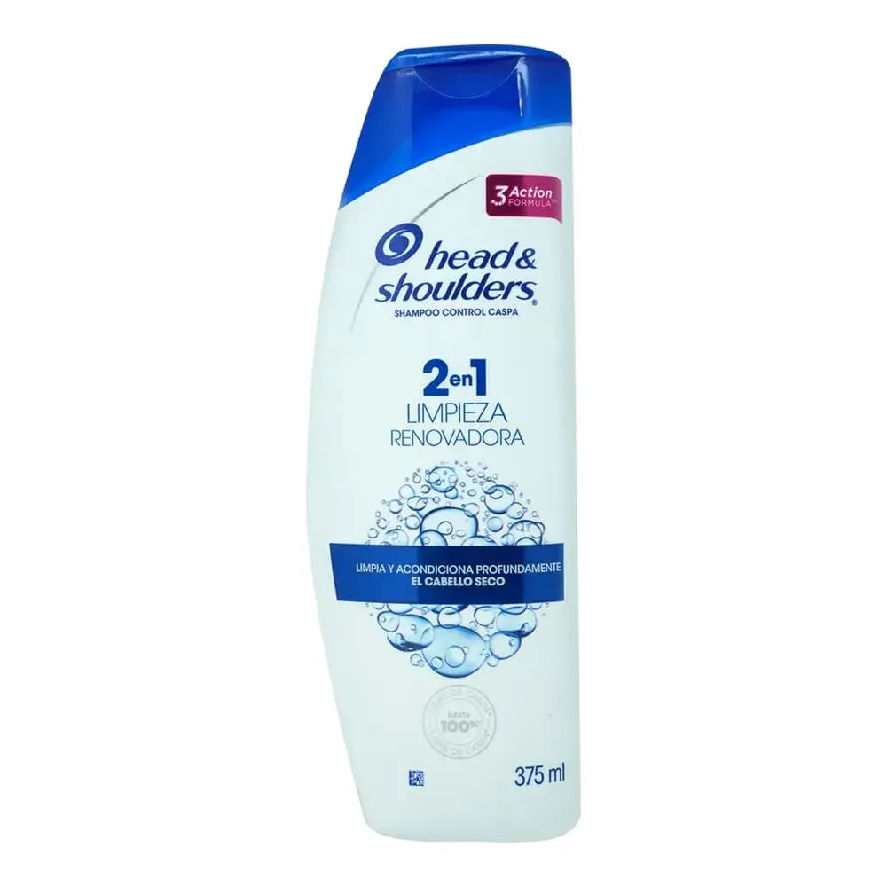 SHAMPOO H&S LIMPIADOR RENOVA 2-1 375ML