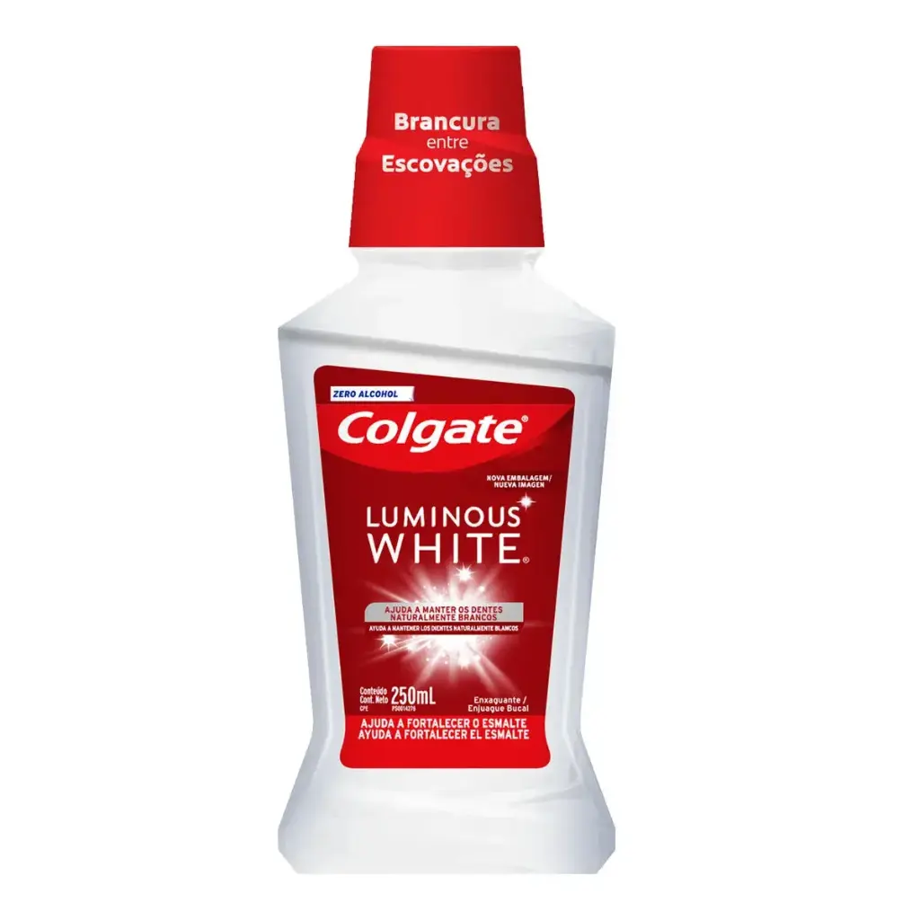 ENJUAGUE BUCAL COLGATE LUMINOUS WHITE 250ML