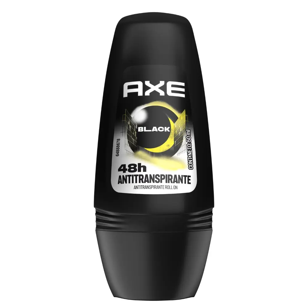 DESODORANTE AXE ROLL-ON BLACK SECO 50ML