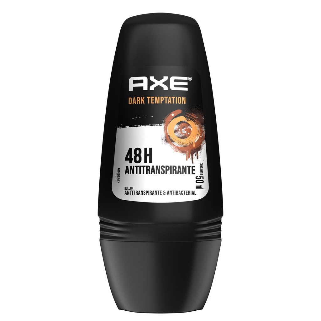 DESODORANTE AXE ROLL-ON DARK TEMP SECO 50ML