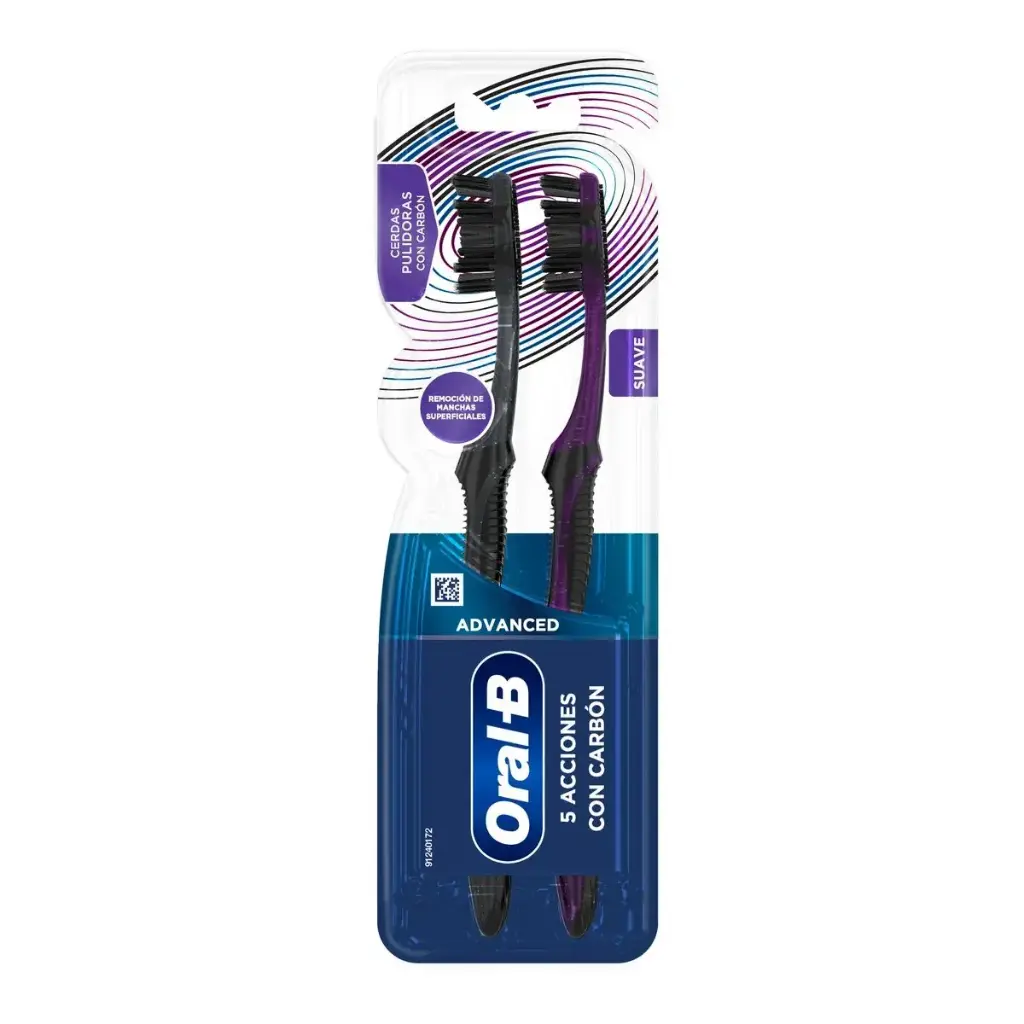 CEPILLO DENTAL ORAL-B 5 ACCION CARBON