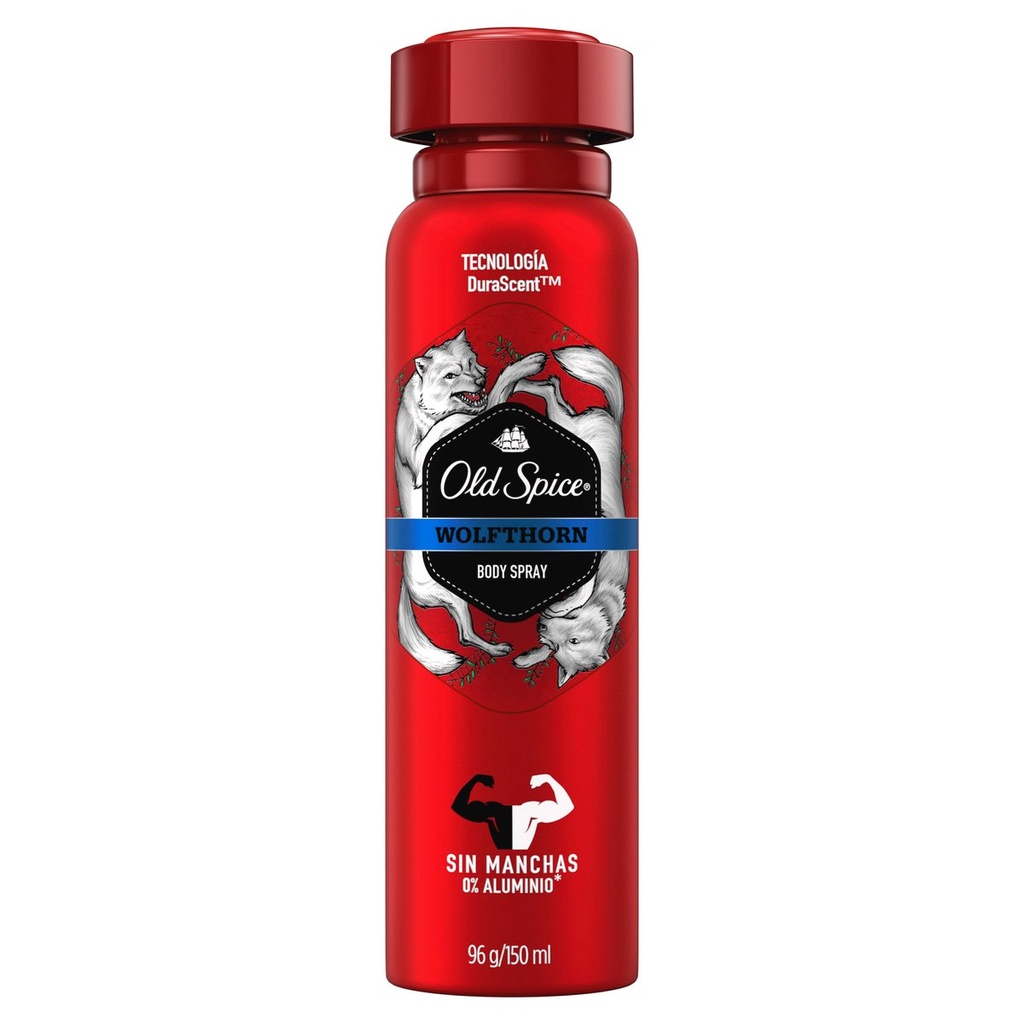 DESODORANTE OLD SPICE AEROSOL WOLFTHORN 150ML