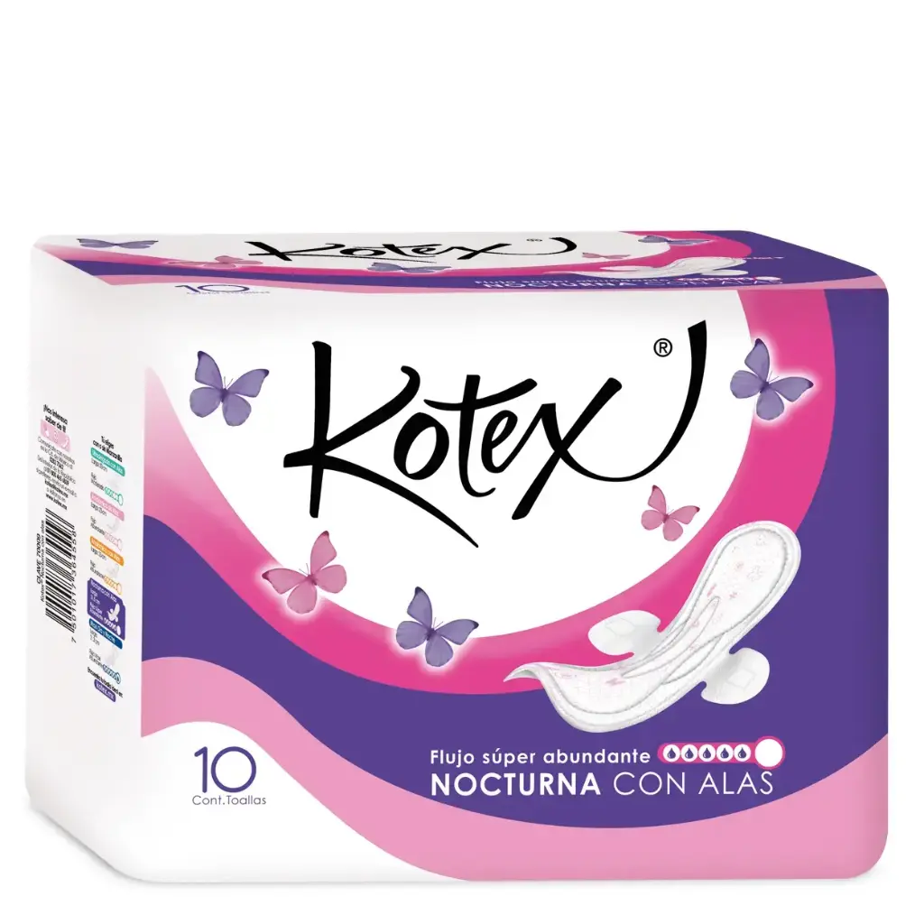 TOALLAS SANIT F-SOFT KOTEX NOCTURNA CON 10