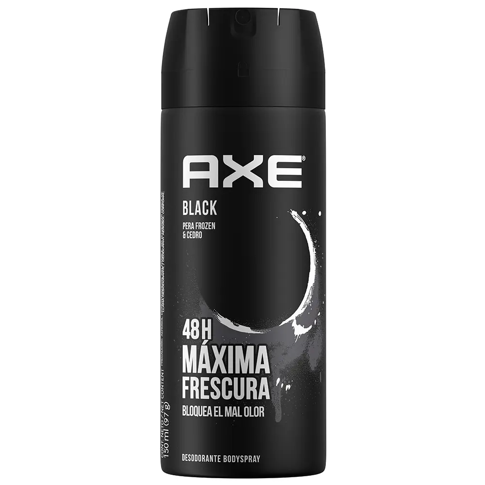 DESODORANTE AXE AEROSOL BLACK 150ML