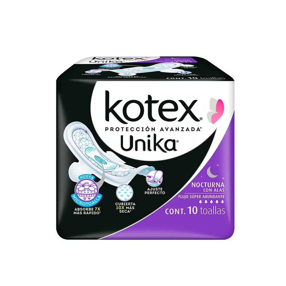 TOALLAS SANIT KOTEX ULTRA SEC NOC CON 10