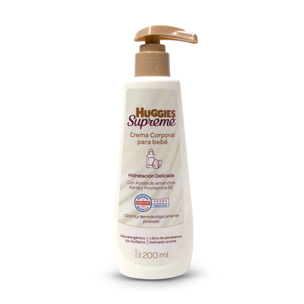 CREMA HUGGIES SUPREM CORP FPUR 200ML