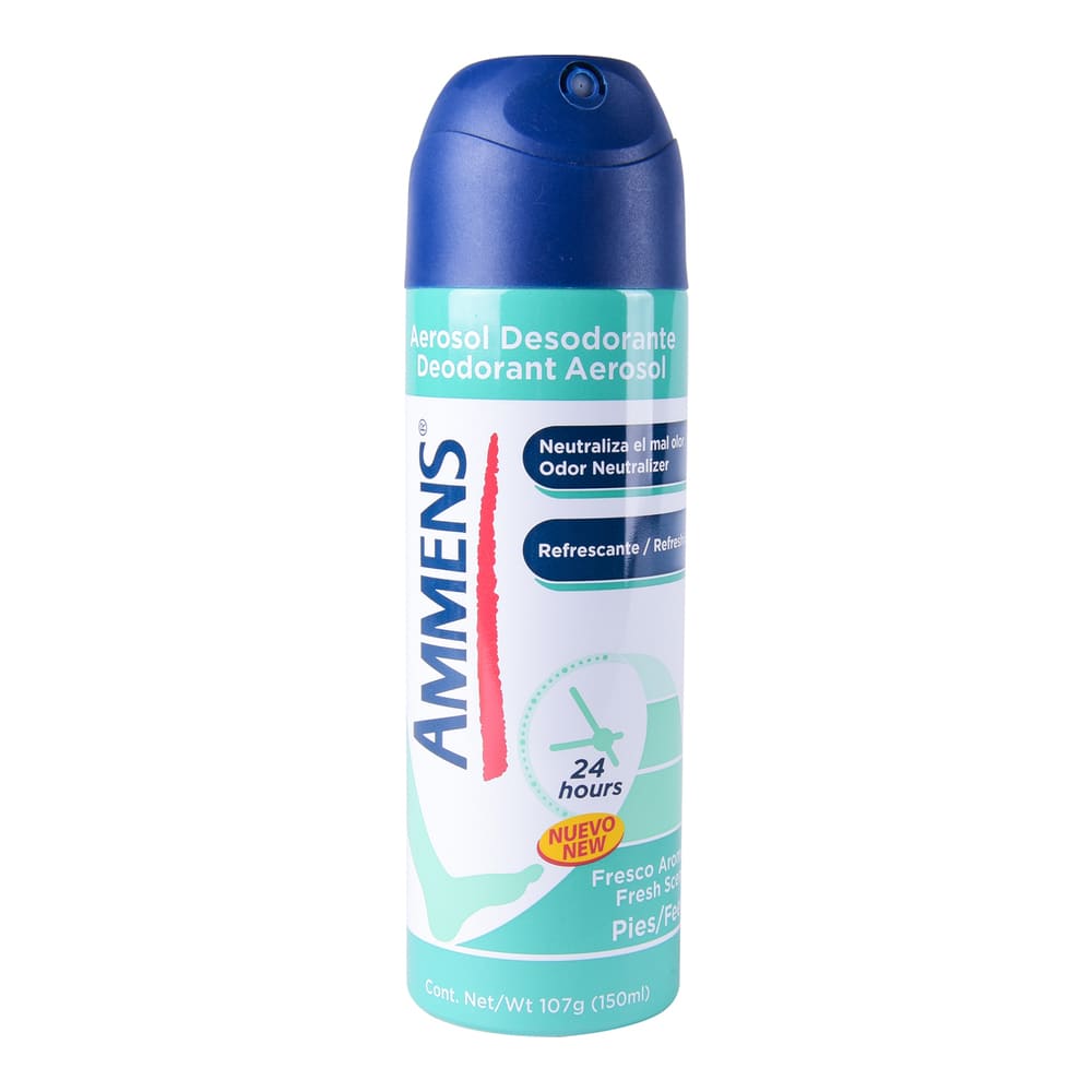 DESODORANTE AEROSOL AMMENS PIES FRESH 150ML