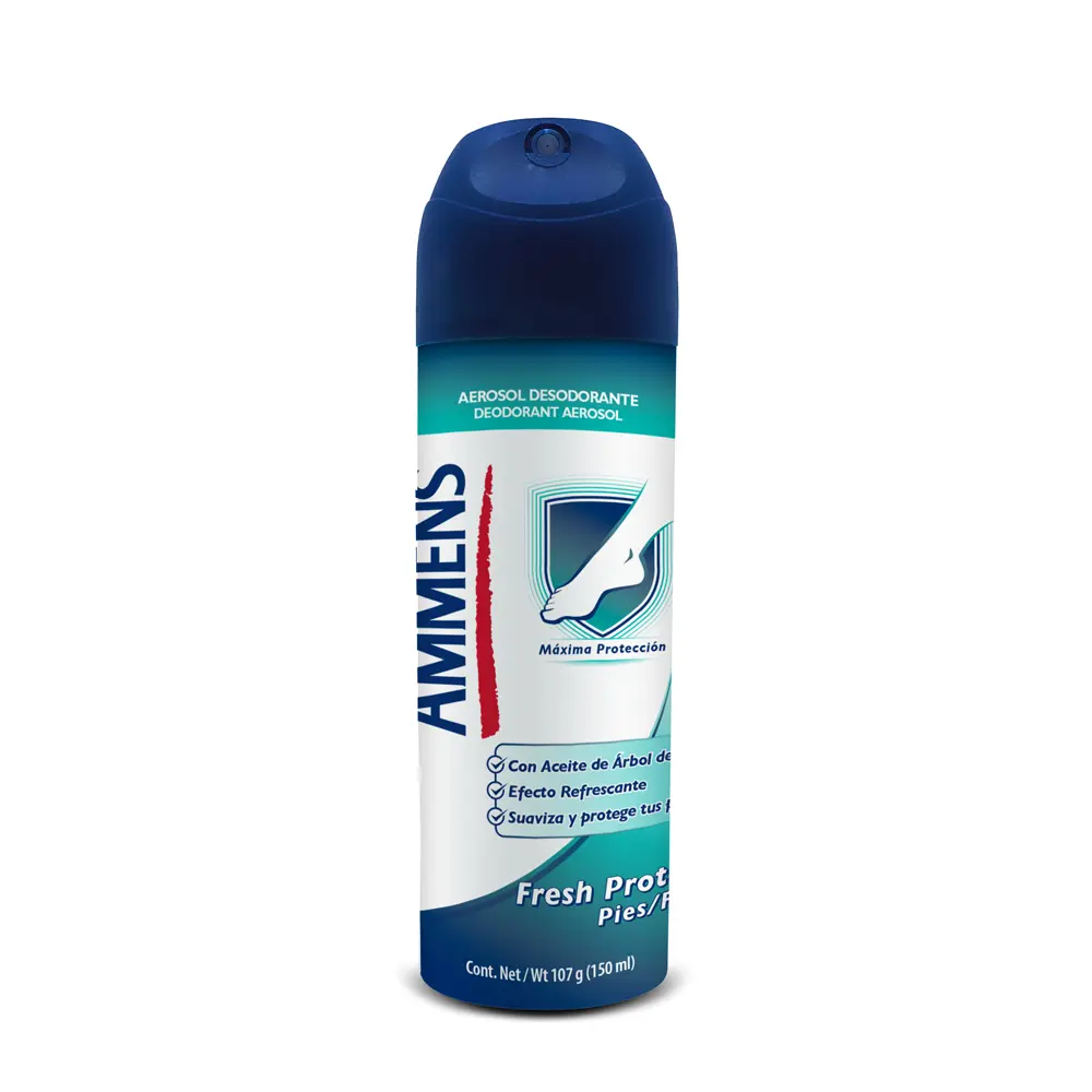 DESODORANTE AEROSOL AMMENS PIES FRESH 150ML