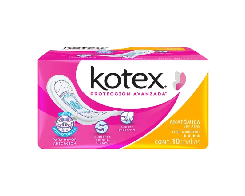 TOALLAS SANIT KOTEX CLAS ANATS/10