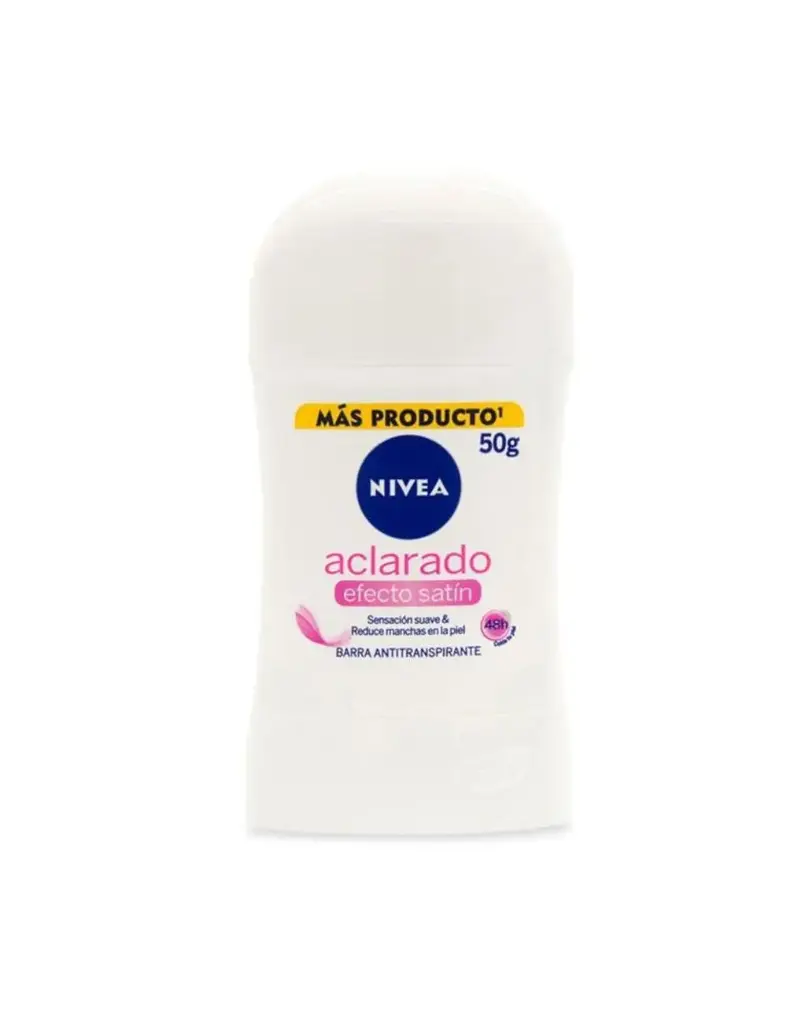 DESODORANTE NIVEA BARRA ACLARADO EFECTO SANTIN 43G
