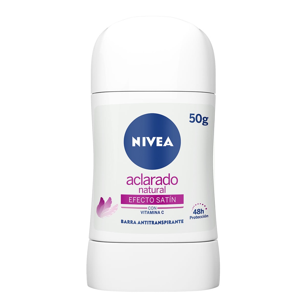 DESODORANTE NIVEA BARRA ACLARADO EFECTO SANTIN 50G