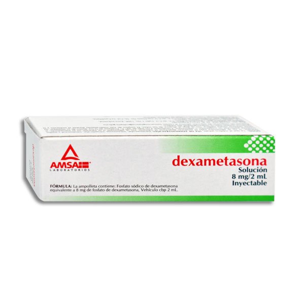 DEXAMETASONA AMSA 8MG/2ML INYECTABLE C/1 (GI)