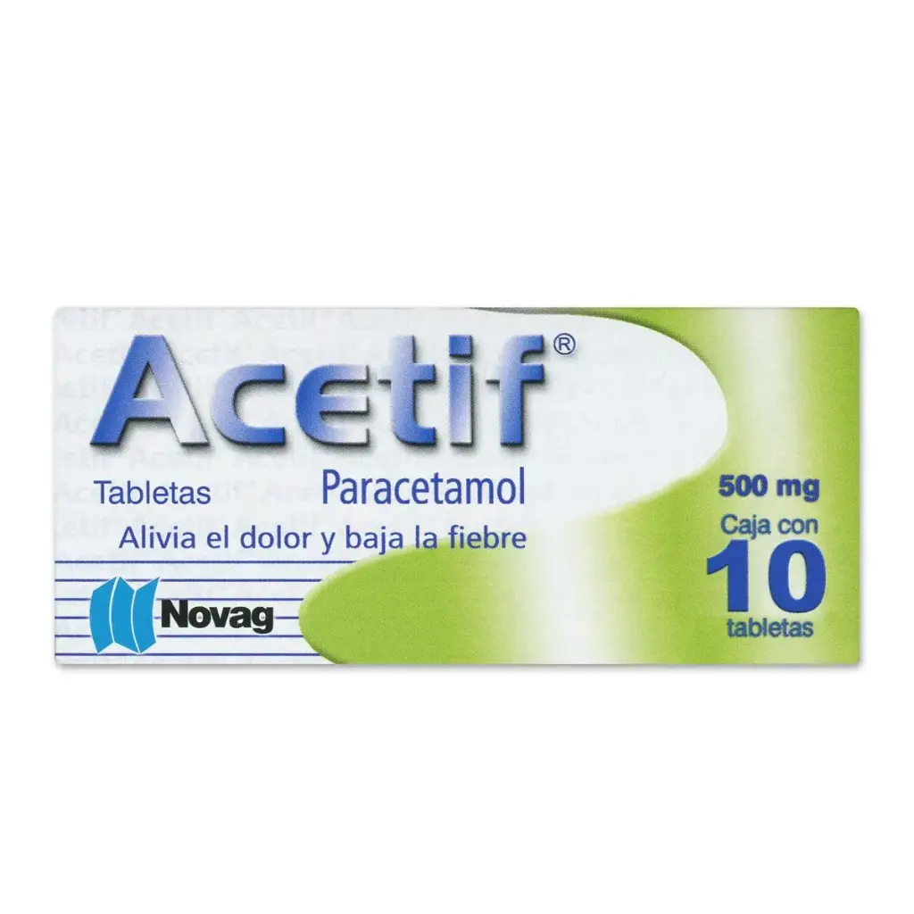 ACETIF 500MG TABLETAS CON 10 (GI)