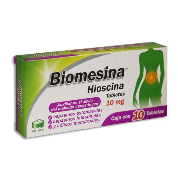 BIOMESINA 10MG TABLETAS C/10 (GI)