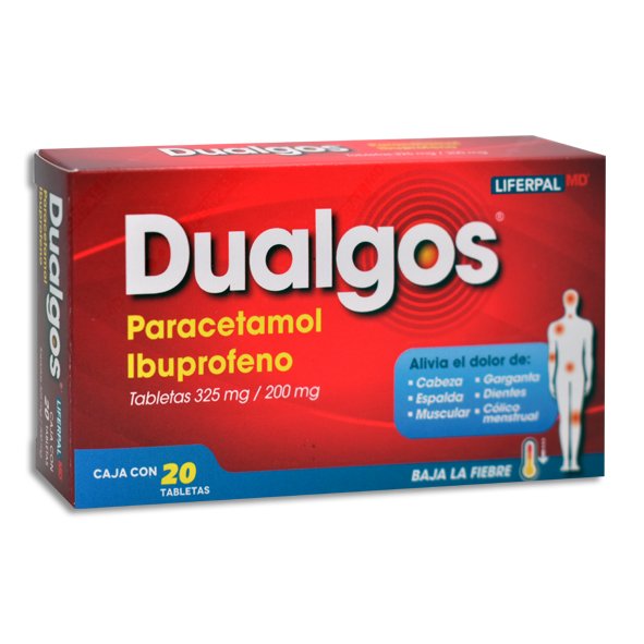 DUALGOS 325/200MG TABLETAS C/20 (GI)