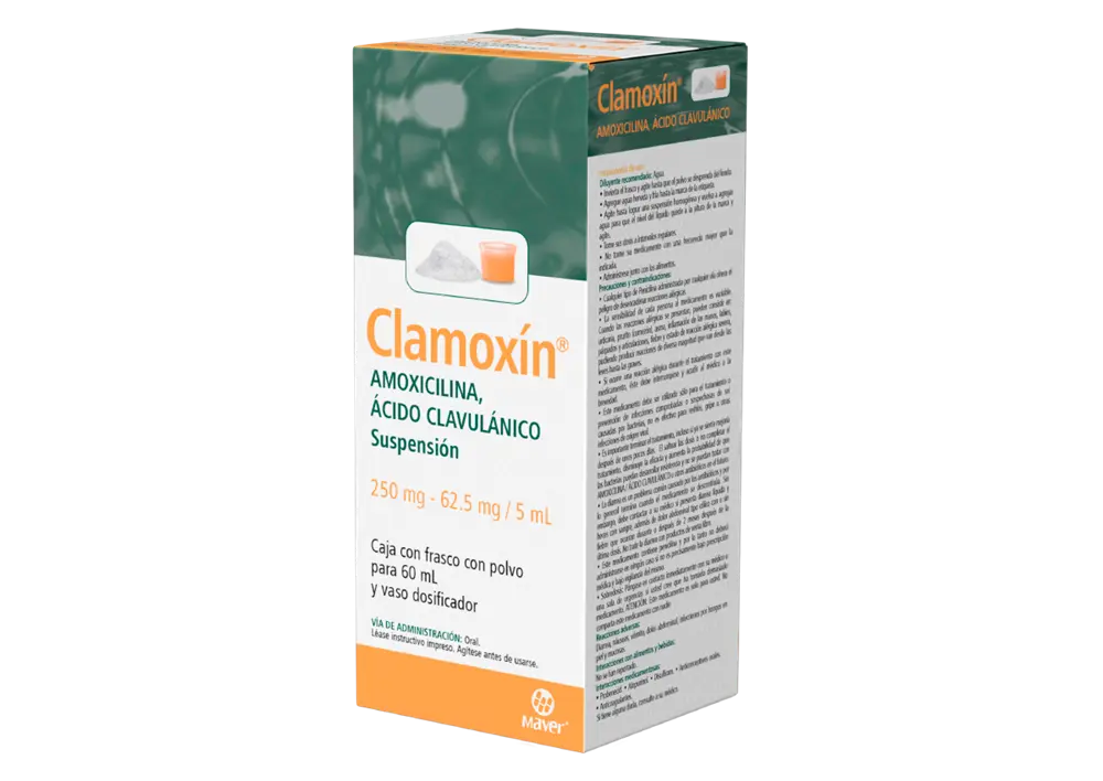 CLAMOXIN 250/62.5MG SUSPENSION 60ML (GI)